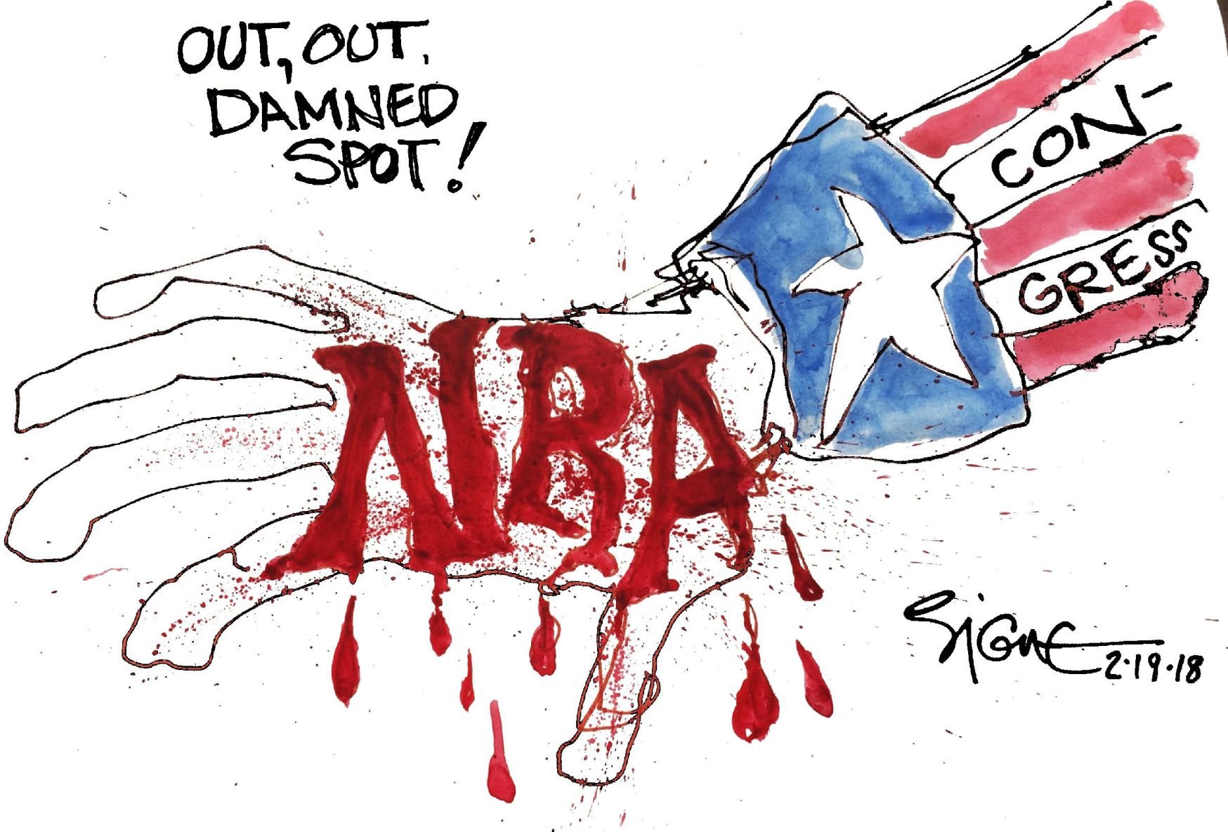 Signe Wilkinson editorial cartoon